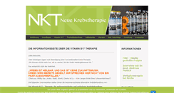 Desktop Screenshot of neue-krebstherapie.com