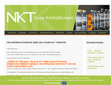 Tablet Screenshot of neue-krebstherapie.com